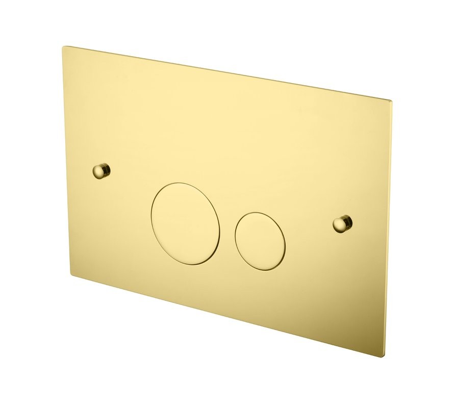 Кнопка смыва для унитаза Boheme 648-G латунь, цвет gold