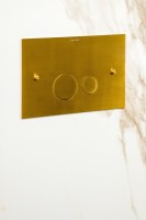 Кнопка смыва для унитаза Boheme 648-G латунь, цвет gold