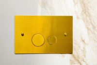 Кнопка смыва для унитаза Boheme 648-G латунь, цвет gold