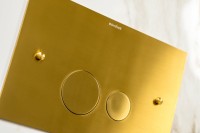 Кнопка смыва для унитаза Boheme 648-G латунь, цвет gold