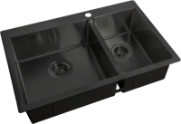 Мойка кухонная Zorg Light ZL R 780-2-510-L GRAFIT