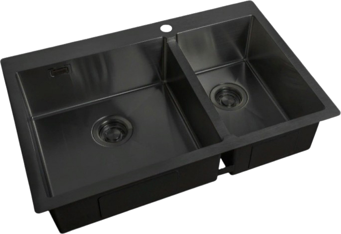 Мойка кухонная Zorg Light ZL R 780-2-510-L GRAFIT