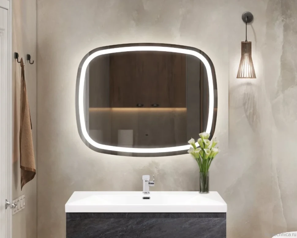 Зеркало Cezares Molveno 110х80, с подсветкой