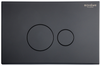 Кнопка смыва для унитаза Boheme 668-B пластик, цвет черный