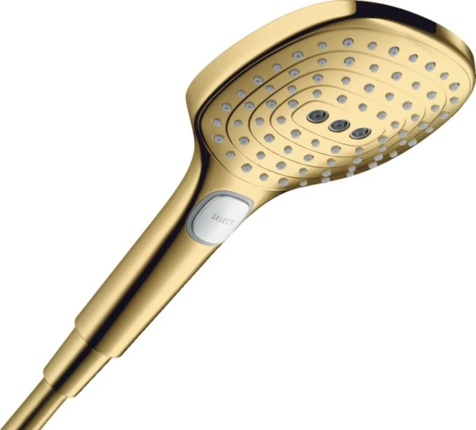 Душевая лейка Hansgrohe Raindance Select Air 120 3jet 26520990 полированное золото