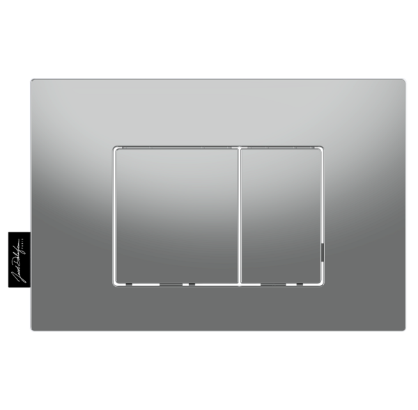 Кнопка смыва для унитаза Jacob Delafon E38065-CP пластик, цвет глянцевый хром, с антибактериальным покрытием