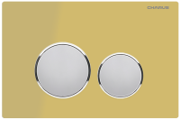 Кнопка смыва для унитаза CHARUS Bagliore FP.330.YELLOW.10 стекло