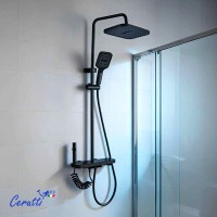 Душевая стойка Ceruttispa 11412 графит