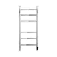 Полотенцесушитель электрический Grota Nosto 430х1000 NP EL 100x45 см, подключение справа, слева, скрытое подключение справа, глянцевый хром, лесенка