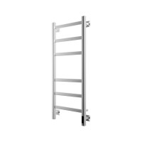 Полотенцесушитель электрический Grota Nosto 430х1000 NP EL 100x45 см, подключение справа, слева, скрытое подключение справа, глянцевый хром, лесенка
