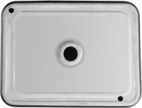 Тумба с раковиной Orange Line 60 подвесная, 2 ящика, матовый графит с раковиной B02-460MB