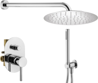 Душевой комплект Plumberia Selection Ixo KITXO15CR С ВНУТРЕННЕЙ ЧАСТЬЮ, хром