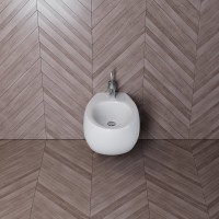 Биде подвесное Sanita luxe Ringo BD.WH/Ringo/C/WHT.G/S1 глянцевое белое