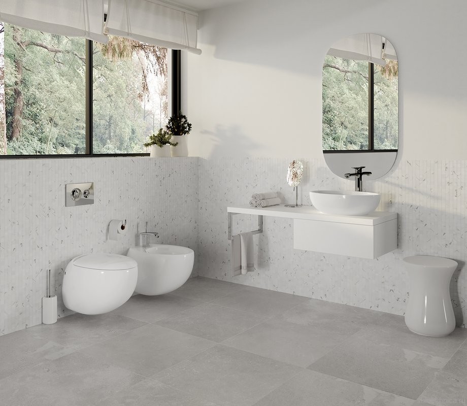 Биде подвесное Sanita luxe Ringo BD.WH/Ringo/C/WHT.G/S1 глянцевое белое