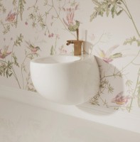 Биде подвесное Sanita luxe Ringo BD.WH/Ringo/C/WHT.G/S1 глянцевое белое