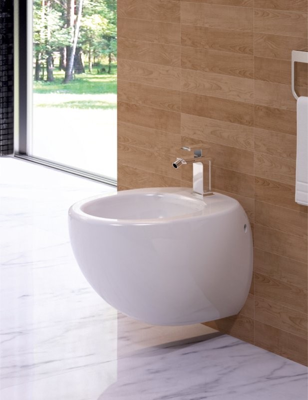 Биде подвесное Sanita luxe Ringo BD.WH/Ringo/C/WHT.G/S1 глянцевое белое