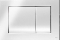 Кнопка смыва OLI Metal dual 656004 хром глянцевый, антивандальная