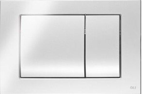 Кнопка смыва OLI Metal dual 656004 хром глянцевый, антивандальная