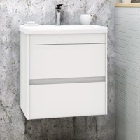 Мебель для ванной комнаты Art&Max Family 50, подвесная, Bianco Lucido