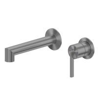 Смеситель для раковины Abber Perfekte 316 AF8A12BGG С ВНУТРЕННЕЙ ЧАСТЬЮ, оружейная брашированная сталь