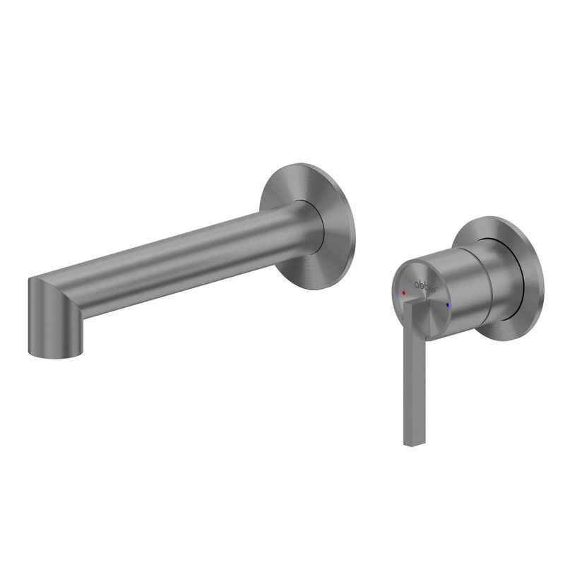 Смеситель для раковины Abber Perfekte 316 AF8A12BGG С ВНУТРЕННЕЙ ЧАСТЬЮ, оружейная брашированная сталь