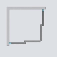 Душевой уголок Radaway Idea Black KDD 80x90