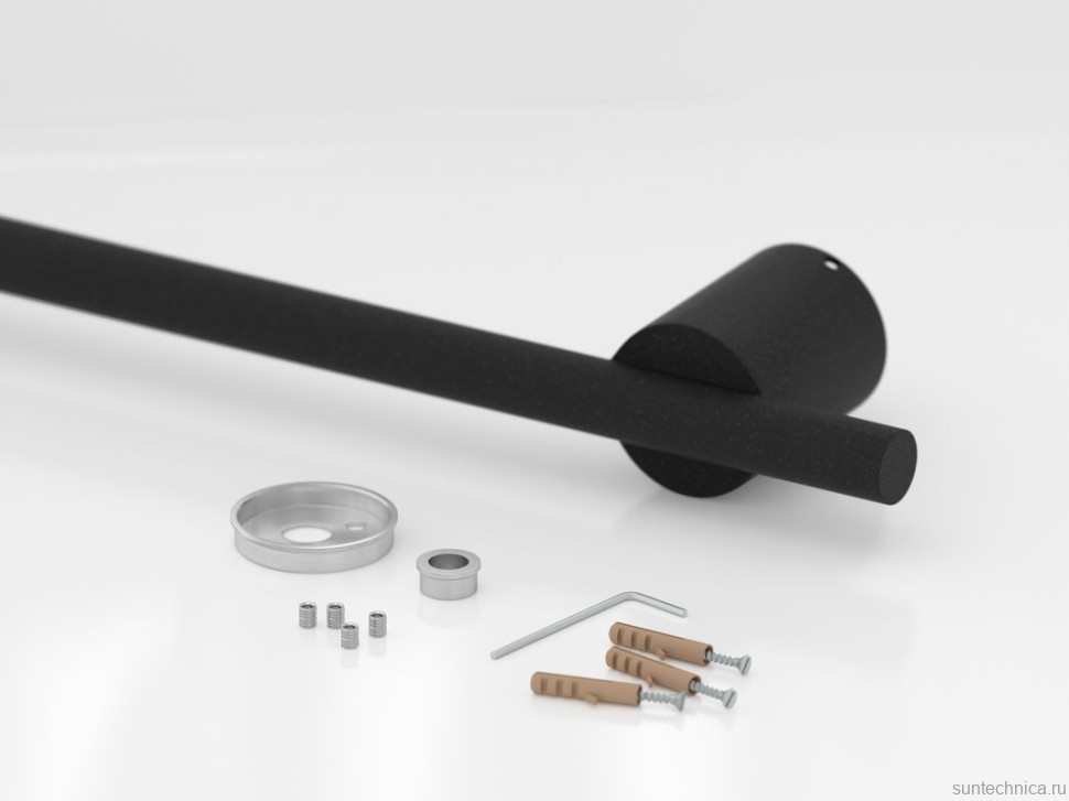 Полотенцесушитель электрический Сунержа Идиллия Plus 500 5x60 см, скрытое подключение, темный титан муар, I-образный