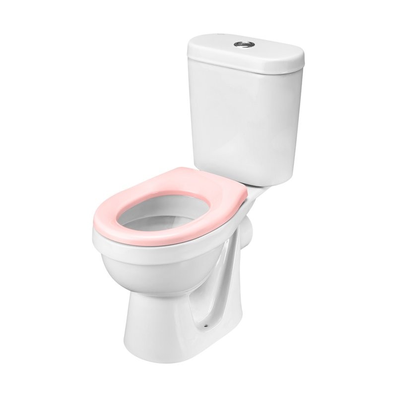Детский унитаз-компакт Santek Алькор 1WH501847 белый, сиденье розовое