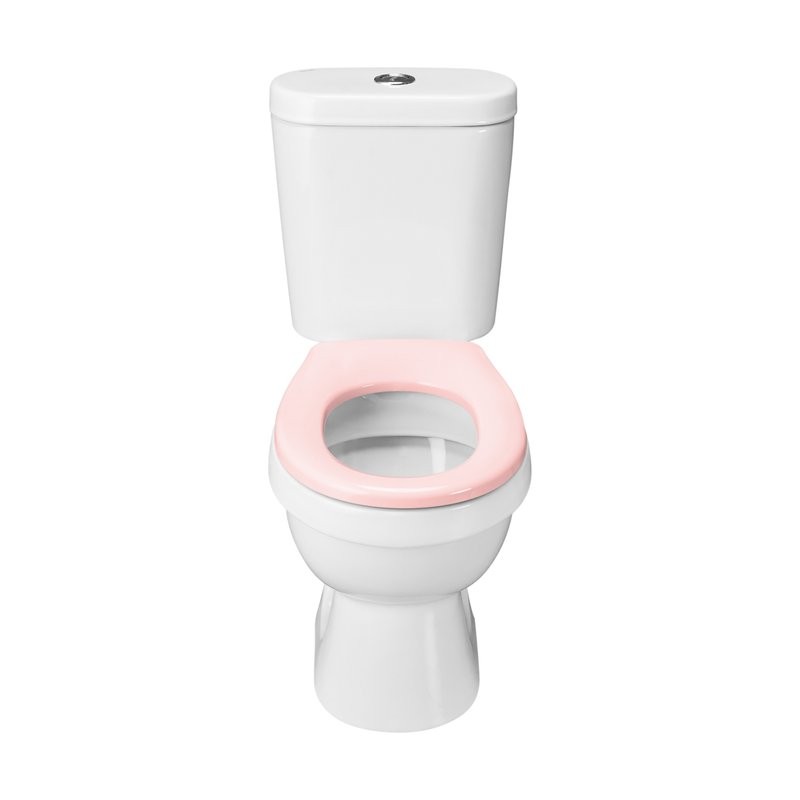 Детский унитаз-компакт Santek Алькор 1WH501847 белый, сиденье розовое
