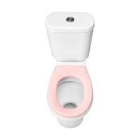 Детский унитаз-компакт Santek Алькор 1WH501847 белый, сиденье розовое