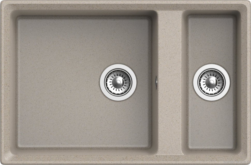Мойка кухонная GranFest Level LV-760 K песочная