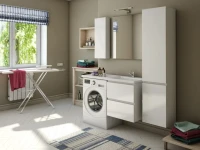 Тумба с раковиной Эстет Dallas Luxe 130 подвесная, 2 ящика R