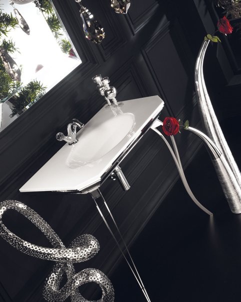 Смеситель для раковины Boheme Brillante Presente 351