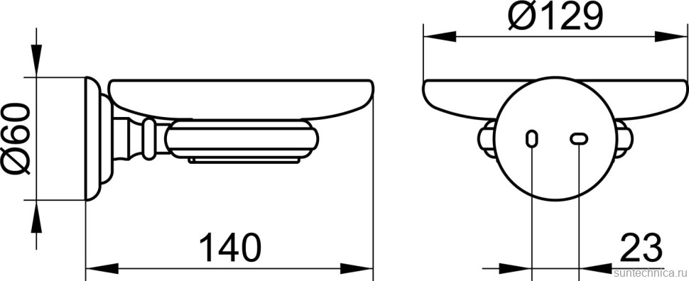 Мыльница Keuco Astor 02155
