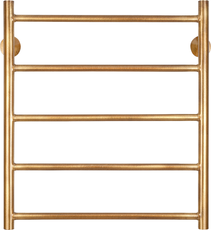 Полотенцесушитель водяной Secado Триада 1 плюс 75x55 см, бронза, лесенка, латунь