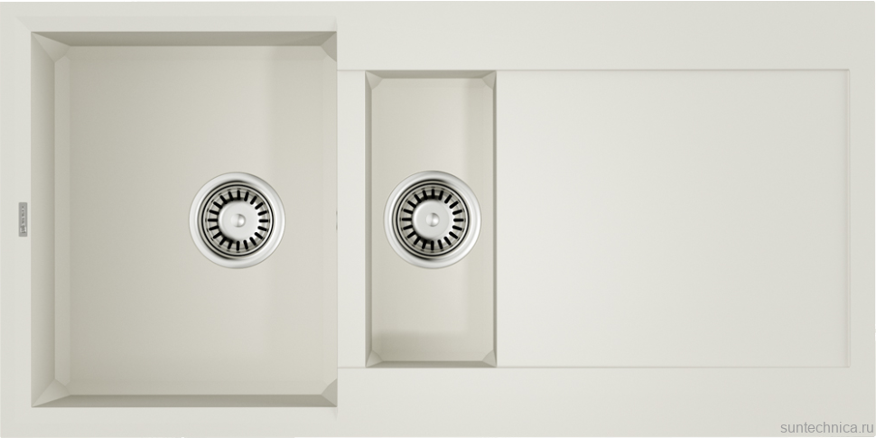 Мойка кухонная Omoikiri Sakaime 100-2-WH белая