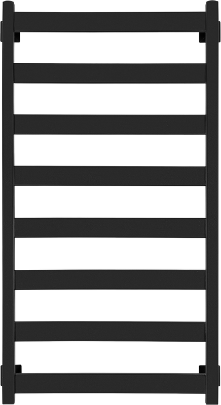 Полотенцесушитель электрический Secado Комано 1 105x55 см, подключение справа, матовый черный, лесенка
