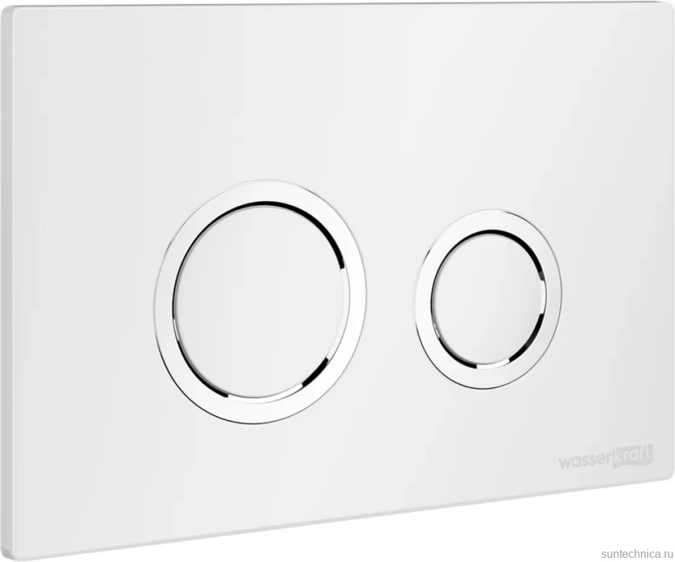 Система инсталляции для унитазов Wasserkraft Abens 20TLT.010.ME.BL.WH01 с кнопкой смыва белой