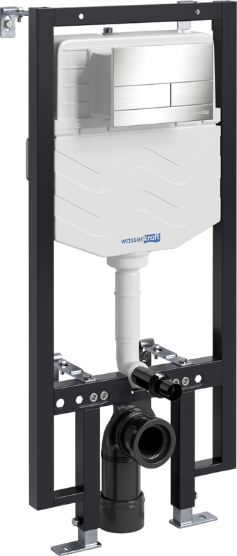 Система инсталляции для унитазов Wasserkraft Vils 56TLT.010.ME.BN04 с кнопкой смыва никель