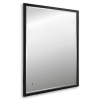 Зеркало Abber See AG6110SC-0.65 65х90 см, с подсветкой, черное