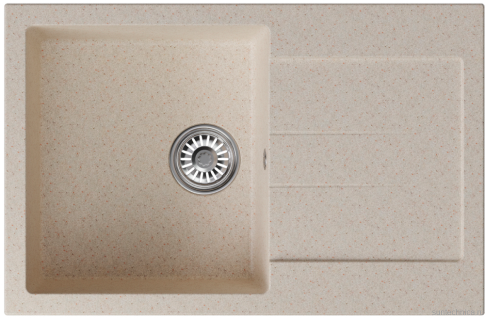 Мойка кухонная Mixline ML-GM31 бежевая
