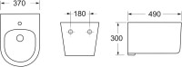 Биде подвесное Ceramicanova Moments CN3004