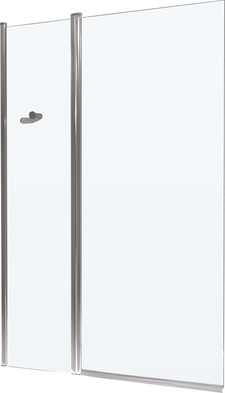 Шторка на ванну RGW Screens SC-11 100х140, профиль хром + полка
