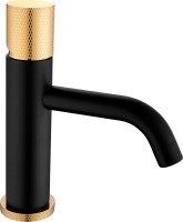 Смеситель для раковины Boheme Stick 121-BG.2 black touch gold