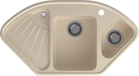 Мойка кухонная GranFest Corner C-1040E кашемир