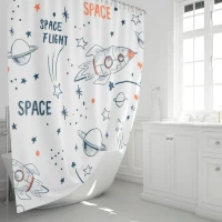 Штора для ванной Fixsen 2500 Space FX-2508 180x200 Штора для ванной Fixsen 2500 Space FX-2508 180x200