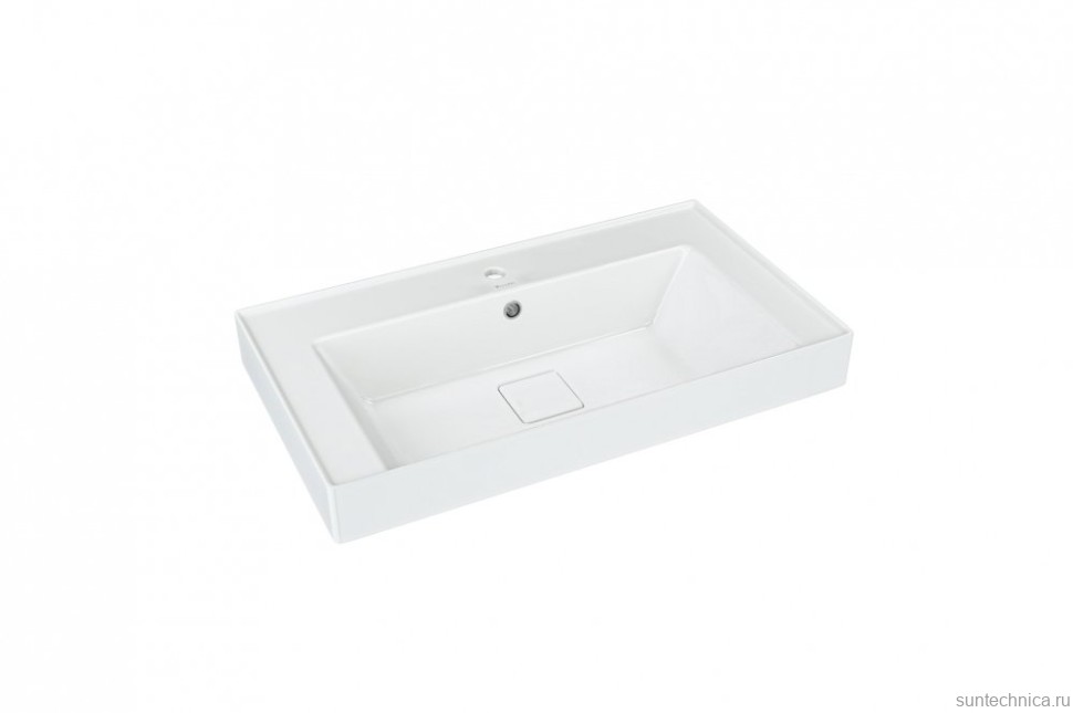 Тумба с раковиной Aqwella Vancouver 80 подвесная, белая