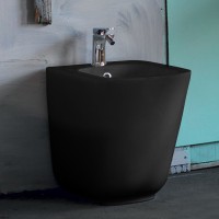 Биде напольное Kerasan Tribeca 512031 черное матовое