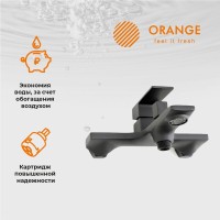 Смеситель для ванны с душем Orange Lutz Lutz M04-100b