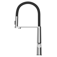 Смеситель для кухни Domaci Римини D569223CR с гибким изливом, хром